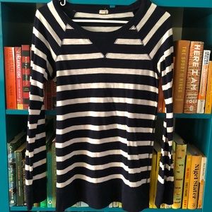 J. Crew Sweatshirt in Rugby Stripe